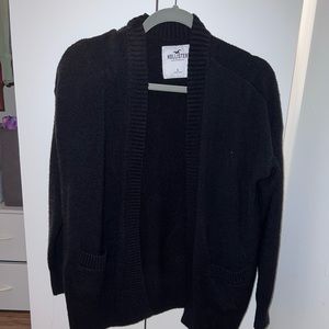 Black cardigan
